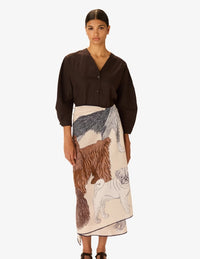 Inoui Editions Toutou Motif Scarf