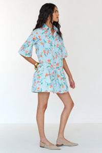 Banjanan Hydra Floral Print Mini Dress