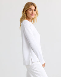 Pura Cashmere Everyday Cotton Crew