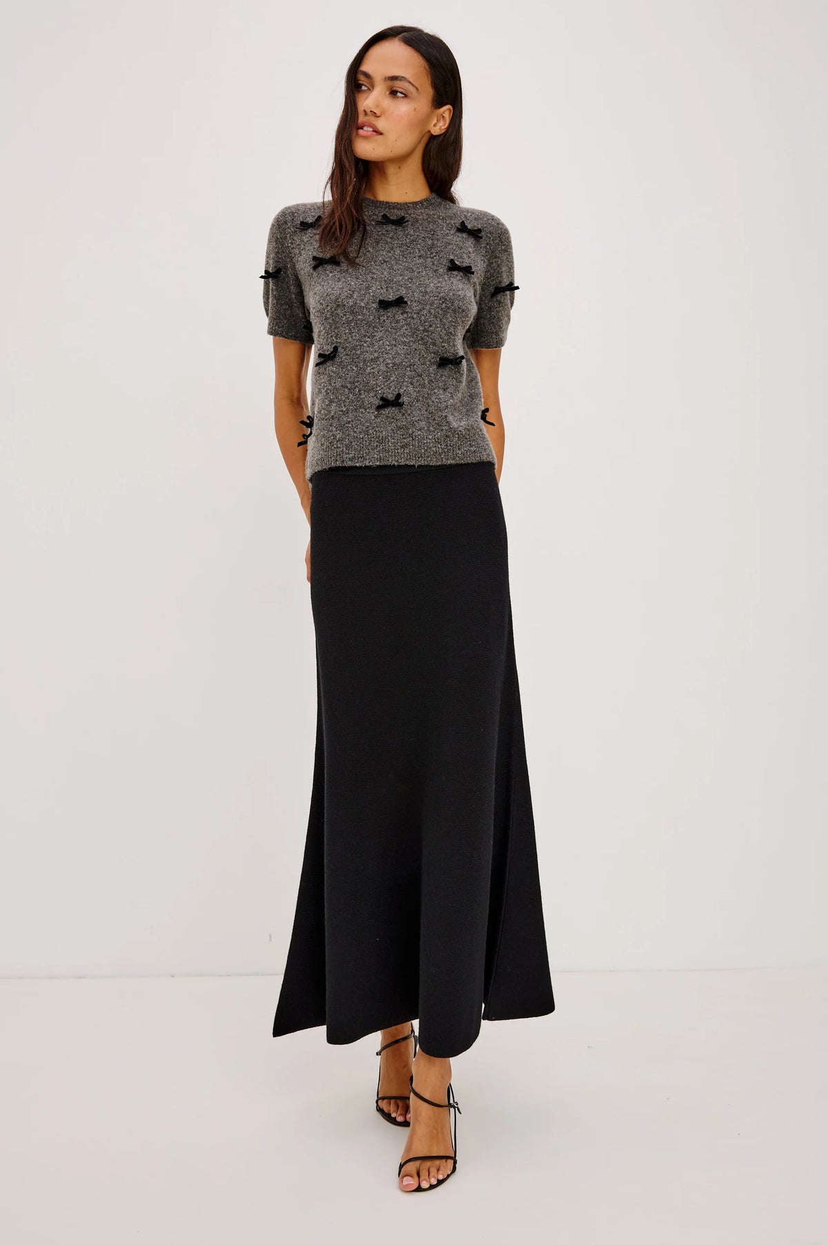 Rails Michele Velvet Bow Sweater