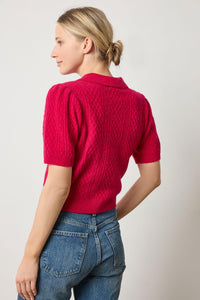 Lilla P Elbow Sleeve Alpaca Sweater