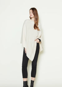 Look by M Triangle Poncho - Charcoal Final Clearance