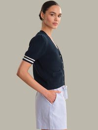 525 America Avalon Puff Sleeve Cardigan