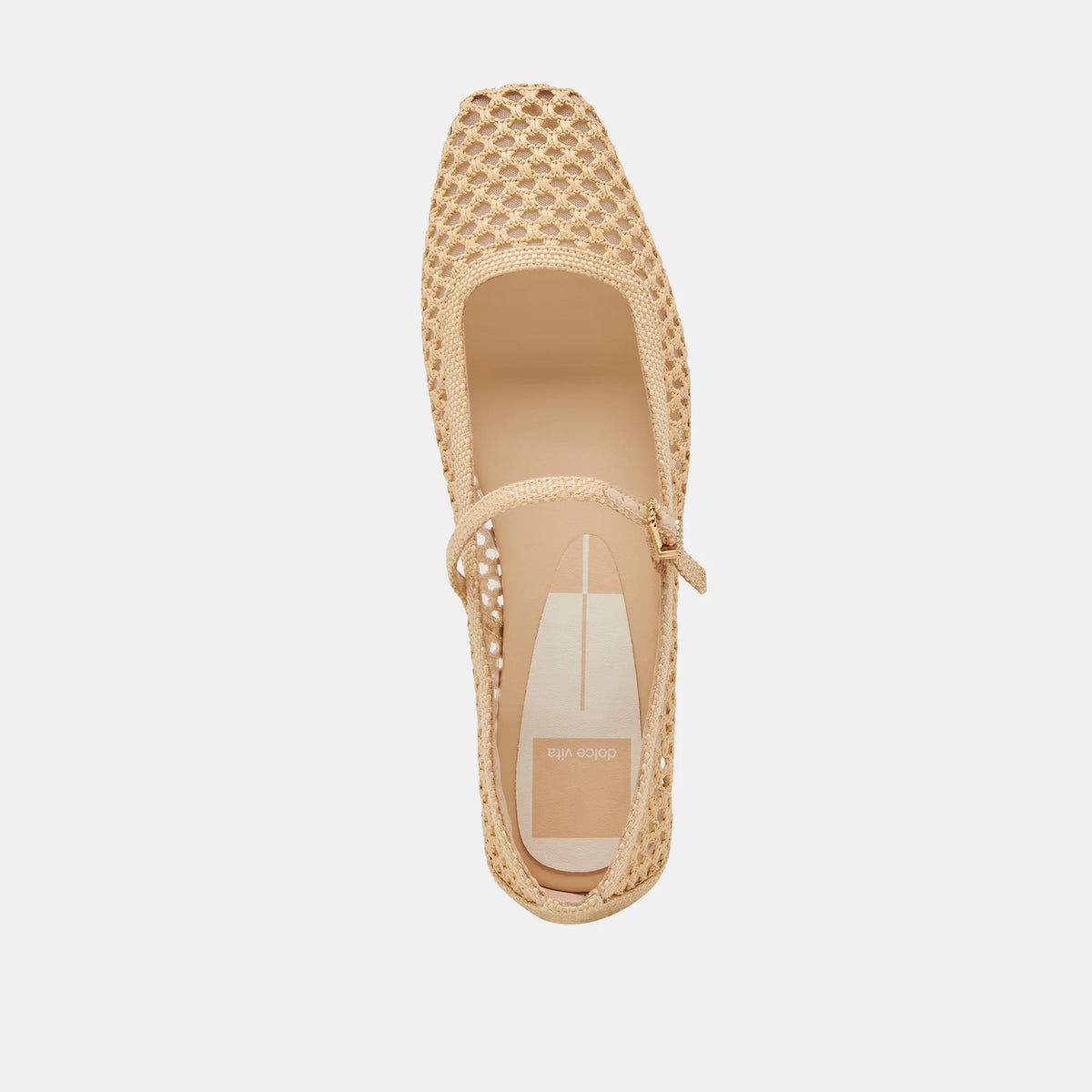 Dolce Vita Reyes Woven Raffia Flats