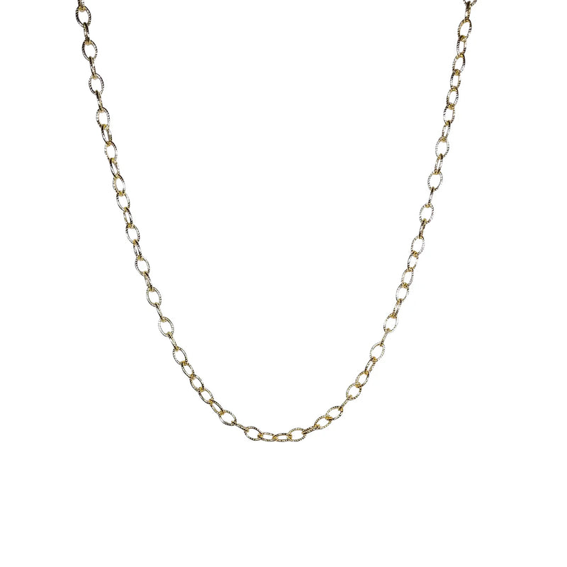 Jane Win Mini Twist 32" Link Gold Plated Chain