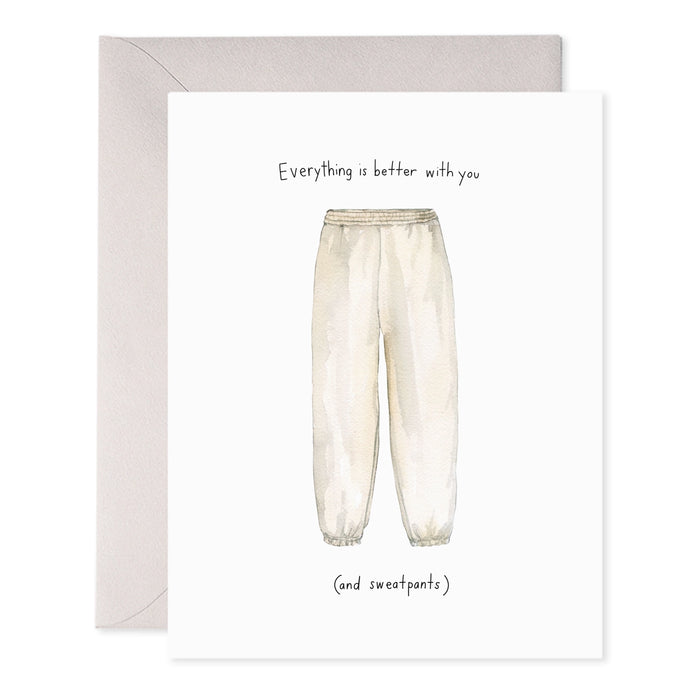 E.Frances Sweatpant Love & Friendship Card