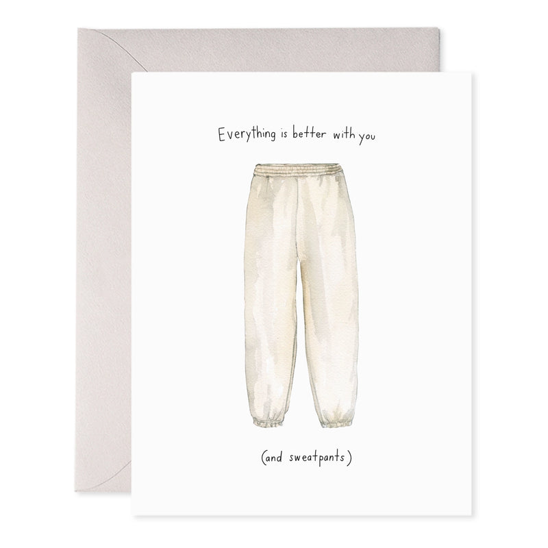 E.Frances Sweatpant Love & Friendship Card
