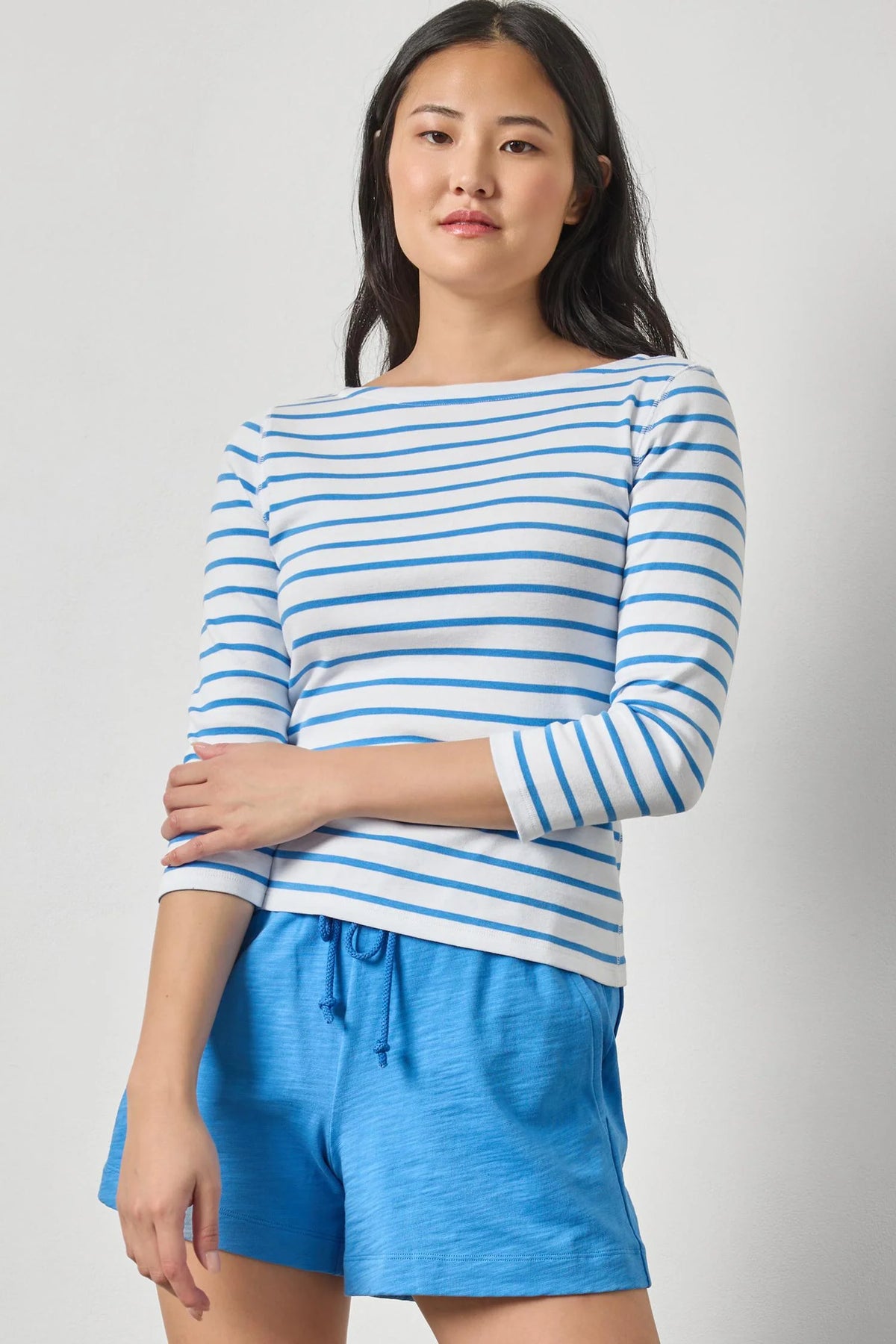 Lilla P Striped Boatneck
