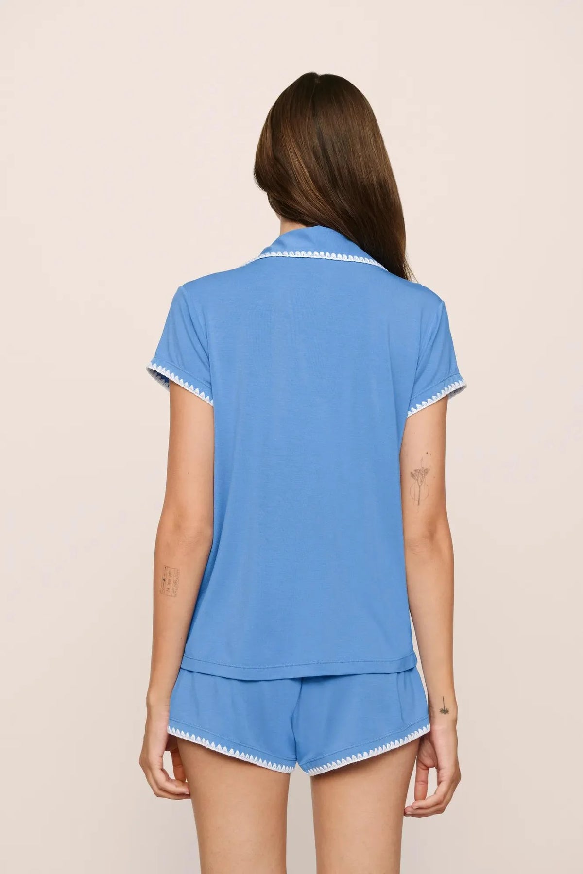 Eberjey Frida Whip Stitch Short PJ Set