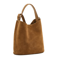 Il Bisonte Le Laudi Suede Bucket Bag