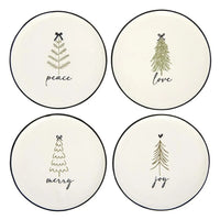 Santa Barbara Design Studios Ceramic Holiday Appetizer Plates