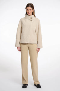 Rino & Pelle Denu Faux Fur High Collar Jacket