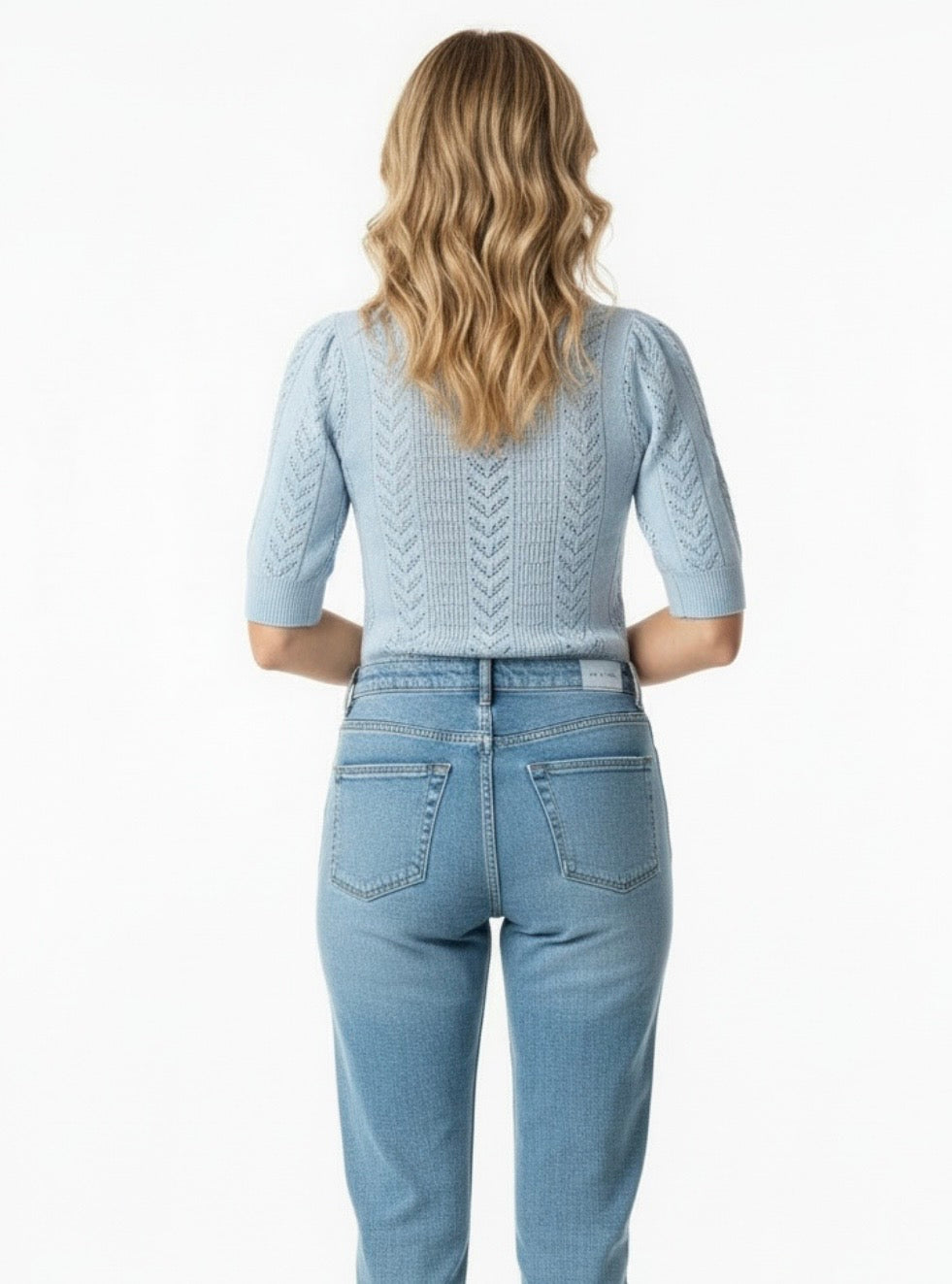 Autumn Cashmere Scoop Neck Pointelle Sweater
