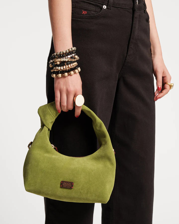 Frances Valentine Tinsley Hobo Suede Bag