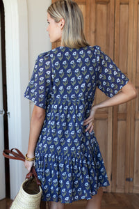 Emerson Fry Isla Pressed Poppies Floral Dress