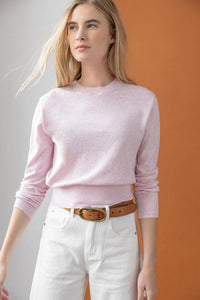 Lilla P Everyday Cotton Linen Crewneck Sweater