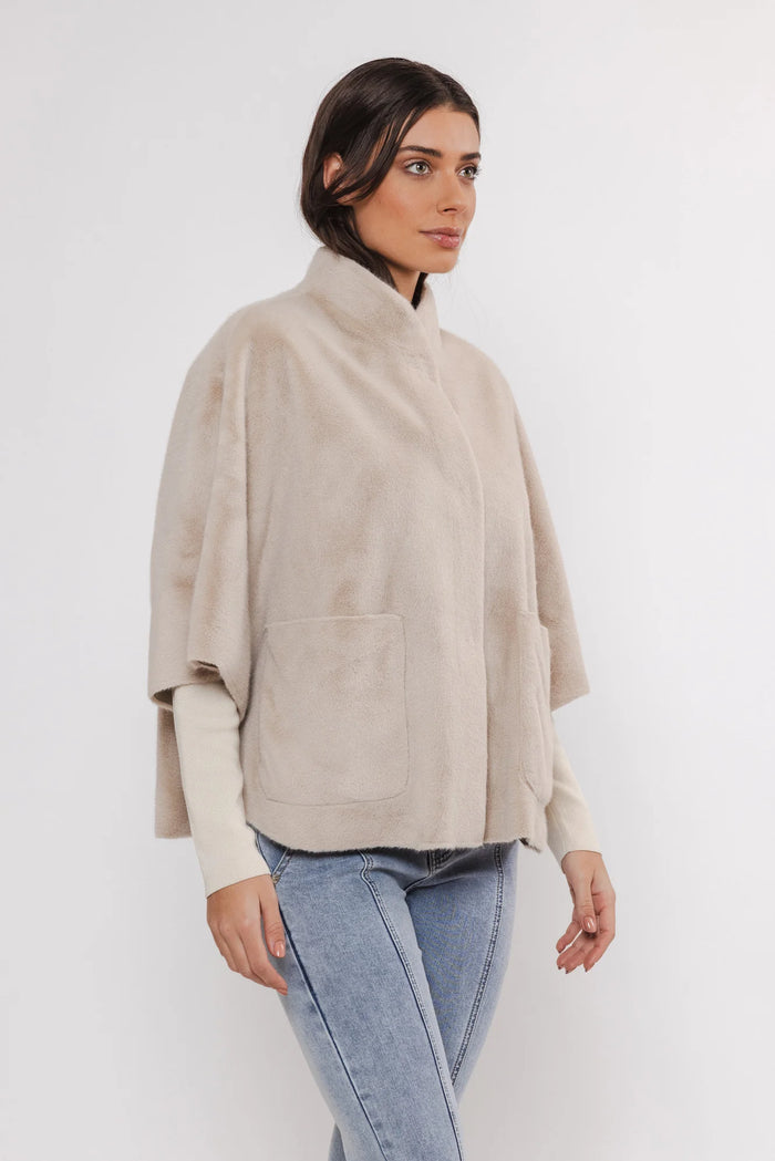 Rino & Pelle Dewi Faux Fur Cape