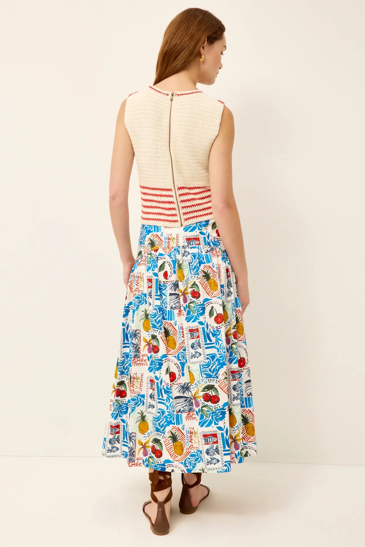 Marie Oliver Vicki Postcard Skirt