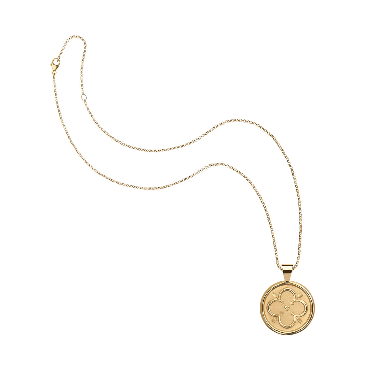 Jane Win Small Love Coin Pendant