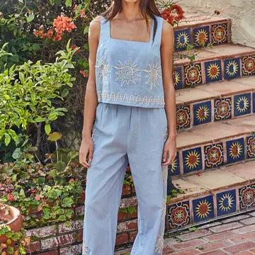 By Together Embroidered Top