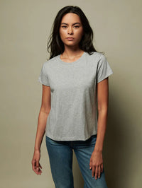 Nation Ltd Goldie Heather Grey Tee