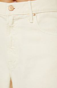 Mother Denim The Lemon Twist Sneak Natural Jeans