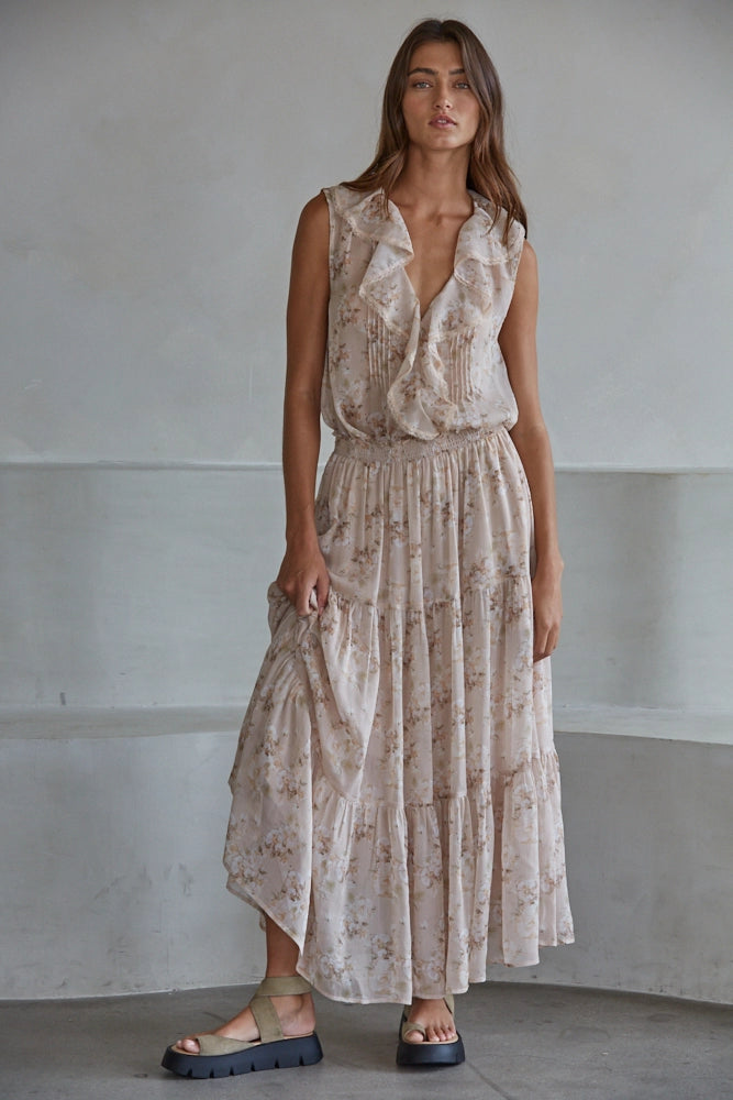 By Together Floral Print Sleeveless Top