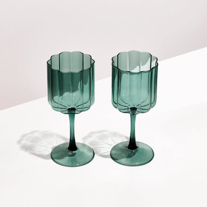 Fazeek Wave Wine Glasses (Set of 2)