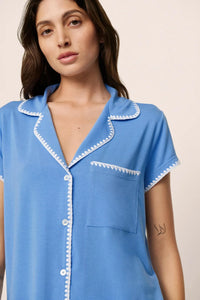Eberjey Frida Whip Stitch Short PJ Set
