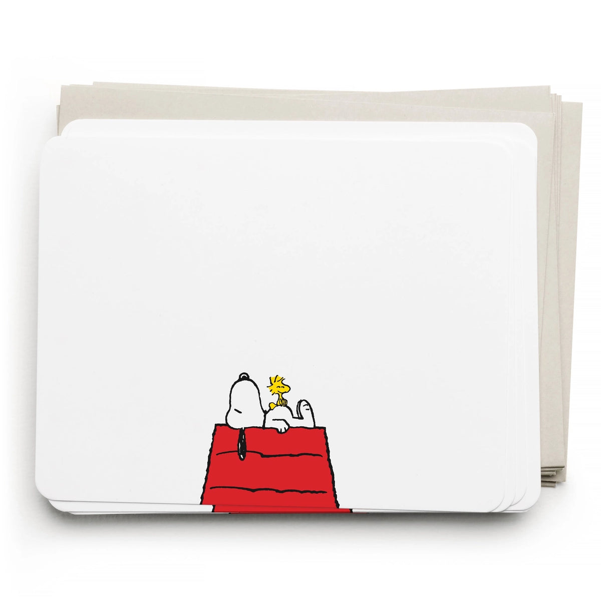 E.Frances Peanuts Snoopy Dog House Flat Notes
