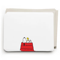E.Frances Peanuts Snoopy Dog House Flat Notes