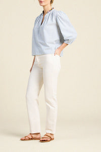 Trovata Birds of Paradis Orly Seaside Stripe Blouse