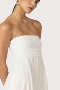 Lusana Talia Linen Maxi Dress