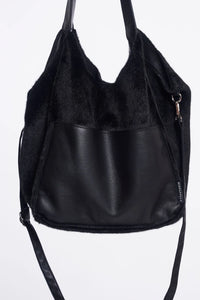 Rino & Pelle Chi Faux Leather & Suede Handbag