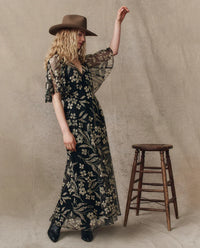 The Great Festal Brocade Floral Dress