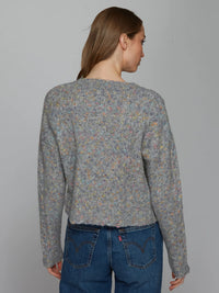 Autumn Cashmere Confetti Cable Boxy Cardigan