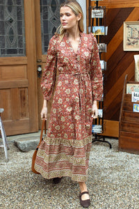 Emerson Fry Vintage Floral Stripe Dress
