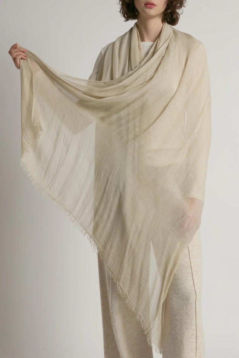 Look by M Sheer Cotton Scarf