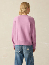 Faherty Orchid Haze Heather Jackson Cardigan