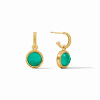 Julie Vos Fleur-de-Kis Hoop & Charm Earring