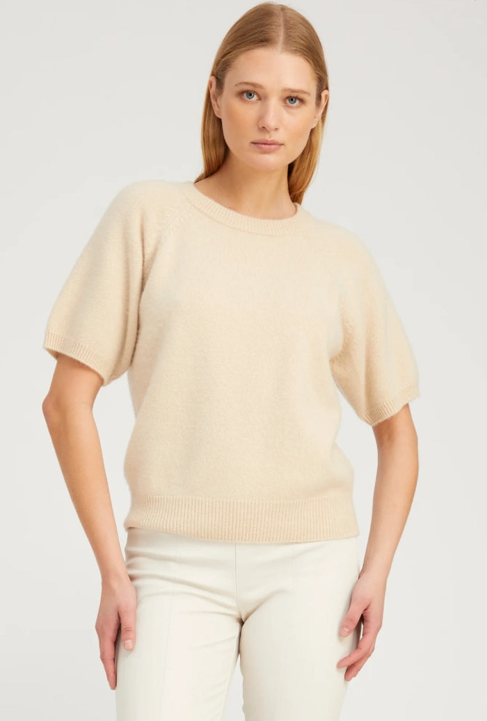SPRWNM Short Sleeve Raglan Cashmere Sweater