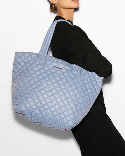 MZ Wallace Metro Medium Deluxe Tote Stone Blue