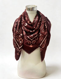 Lineta Bandana Wool Scarf