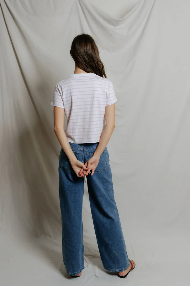 PerfectWhiteTee Everett Stripe Tee