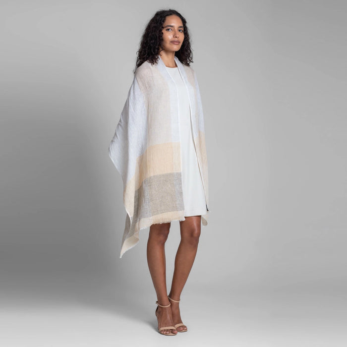 Sadhu Collective Quiet Sand Linen Scarf