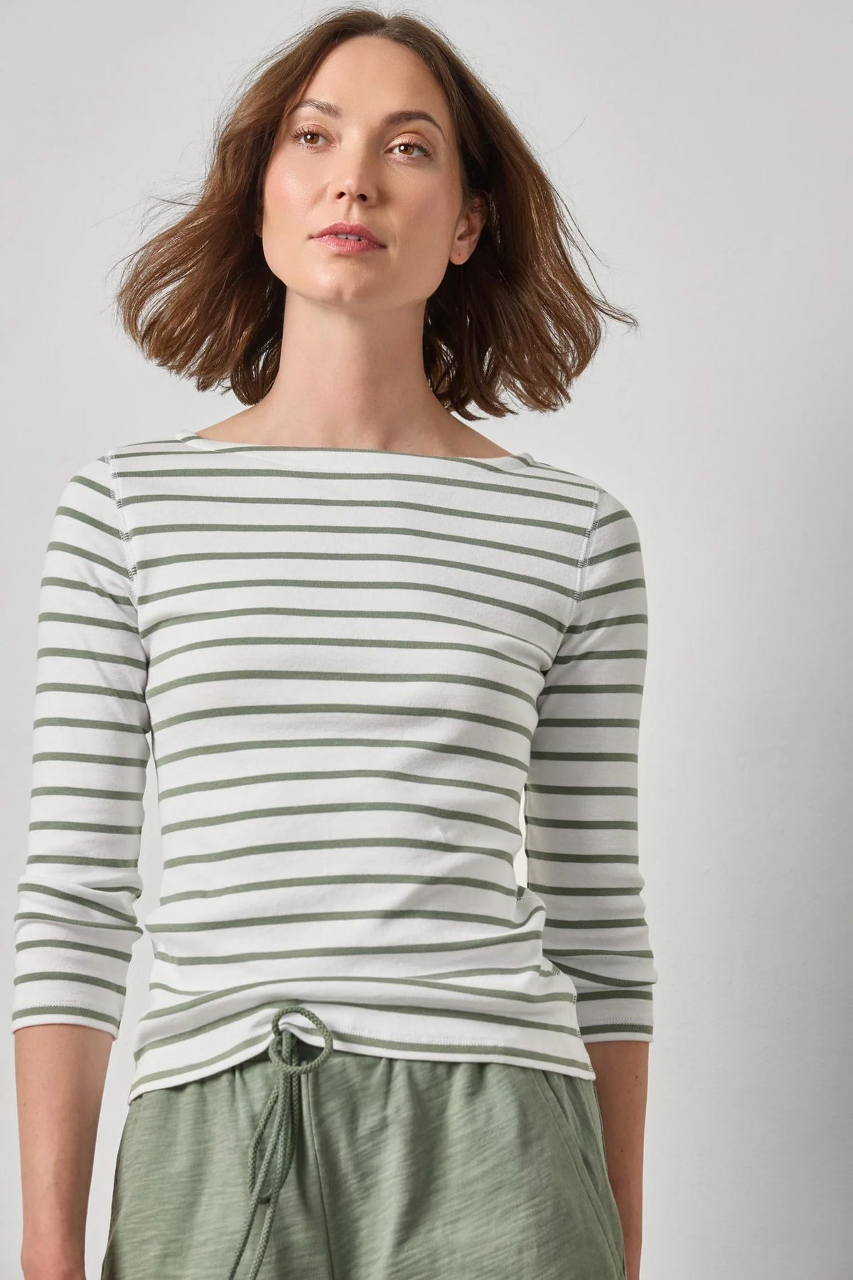 Lilla P Striped Boatneck