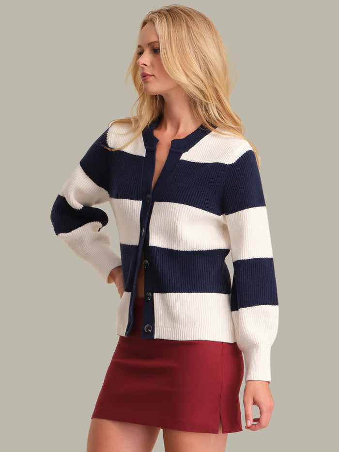 525 America Lottie Rugby Cardigan