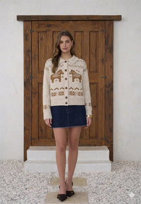 Moon River Nordic Pony Cardigan