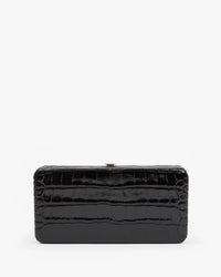 Clare V Le Tabac Croco Leather Clutch