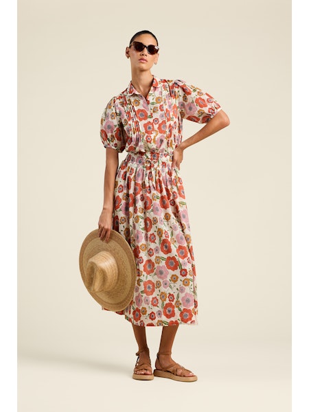 Trovata Birds of Paradis Poppy Costa Bianca Skirt